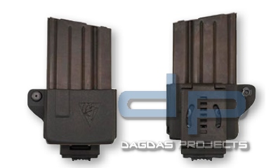 Com-Tac Einzelmagazintasche aus Kydex®, Schwarz, für einreihige Magazine á M1911