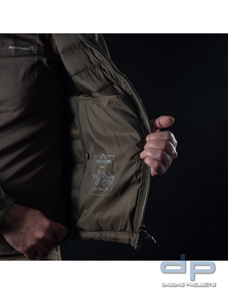 Pentagon Hybrid Kapuzen-Jacke - Neutron - Primaloft in verschiedenen Farben