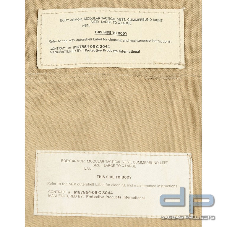 US Kummerbund, USMC, coyote, gebraucht VPE 3