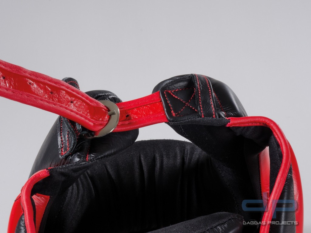 Sparring Kopfschutz in Schwarz-Rot