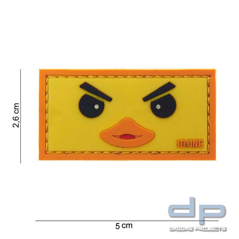 Emblem 3D PVC Duckface gelb