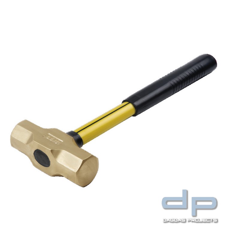 Minenhammer funkenfrei, mit Fiberglasstiel, 8.000 g