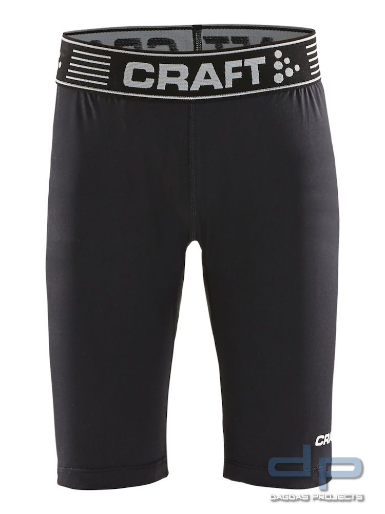Craft Pro Control Compression Short Tights für Kinder in Schwarz