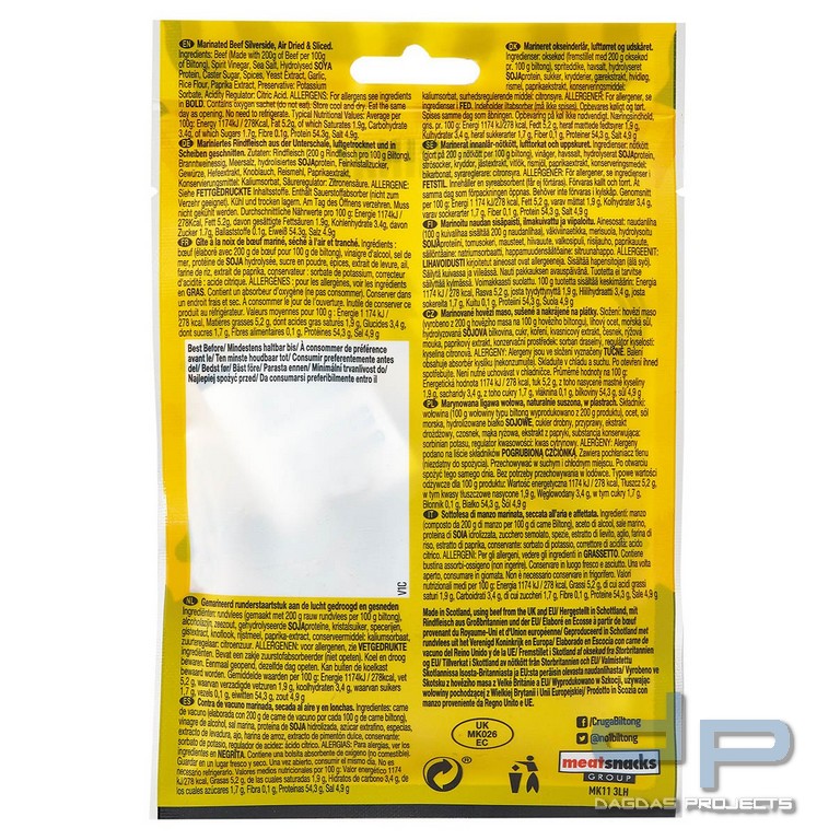 Cruga Biltong, Original, 70 g