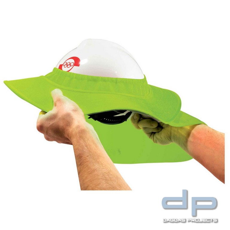 Ergodyne Krempe für Schutzhelm mit Nackenschutz Chill-Its 6660 in lemon und orange