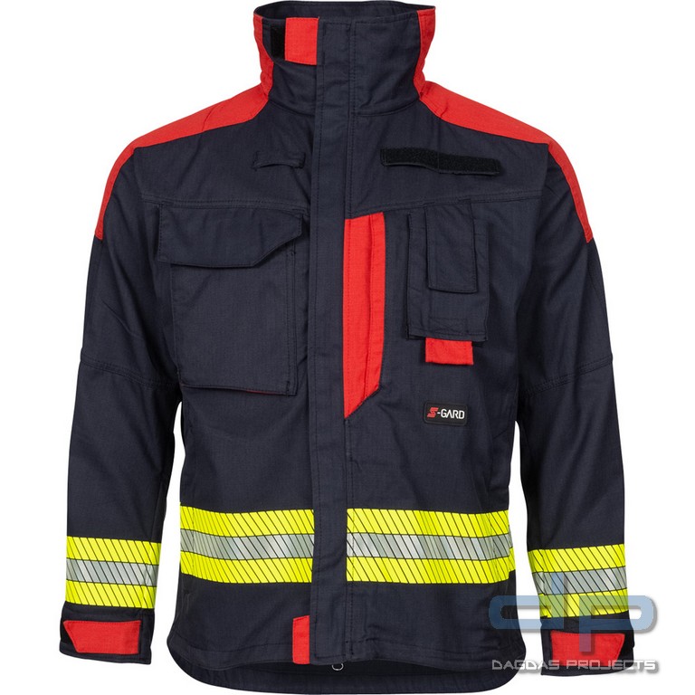 S-GARD Wildlandjacke RANGER LITE; EN 11612, EN 15614, schwarzblau/rot
