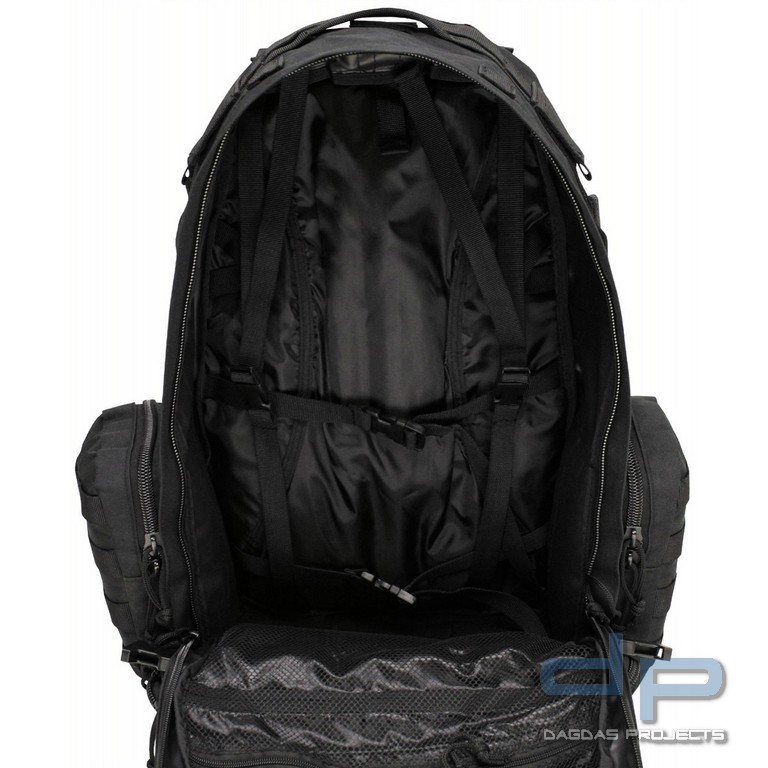 Ital. Rucksack, schwarz, "Tactical-Modular"
