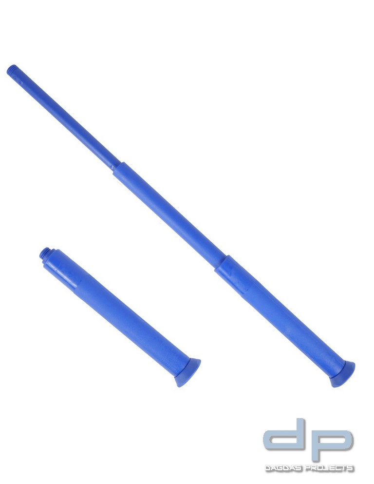 Trainingsteleskopschlagstock mit Wegrollschutz, ausziehbar, biegsamer Kunststoff