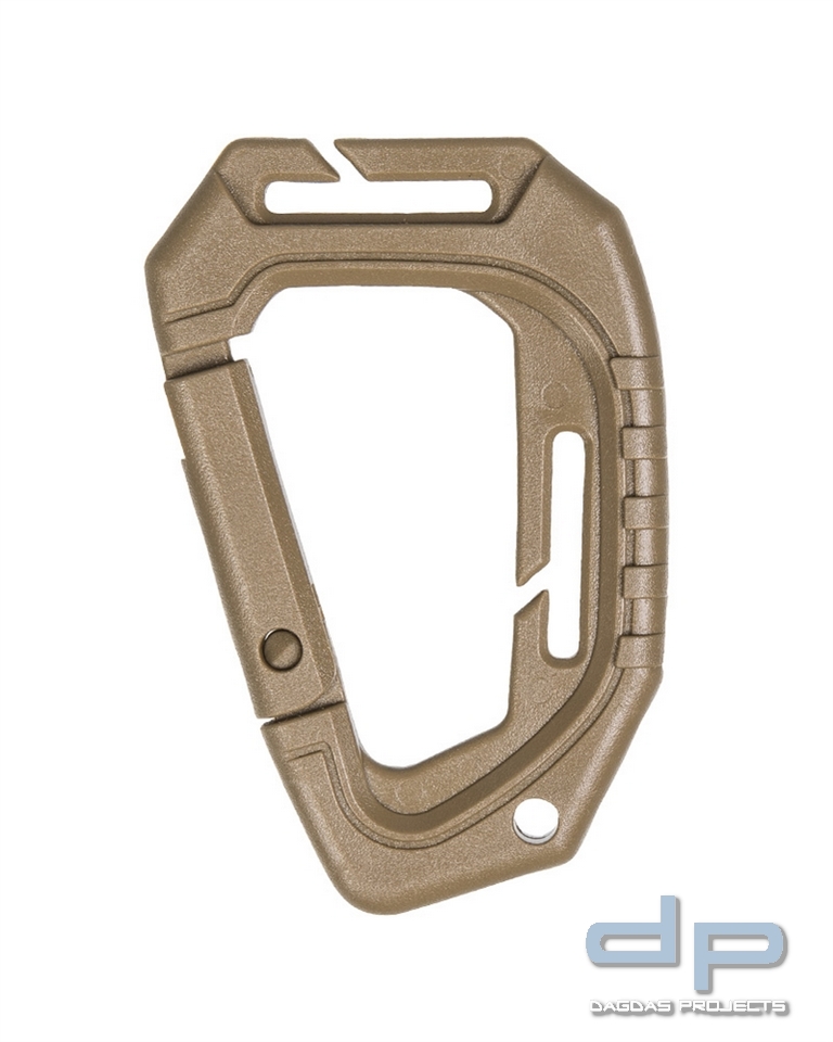 TACTICAL KARABINER MOLLE 5 Paar Coyote