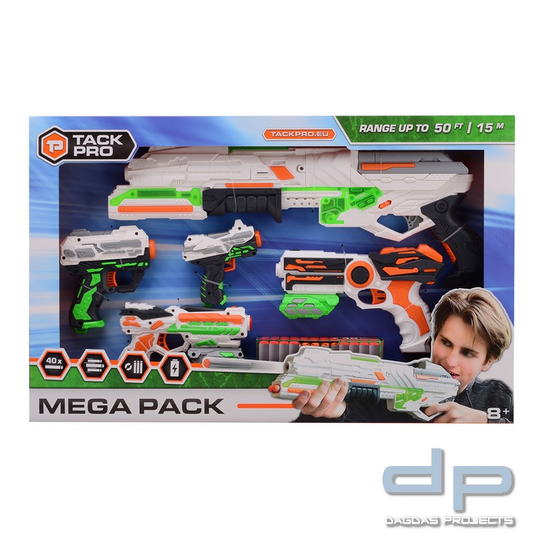 Tack Pro mega blaster pack met 40 pijlen 31063