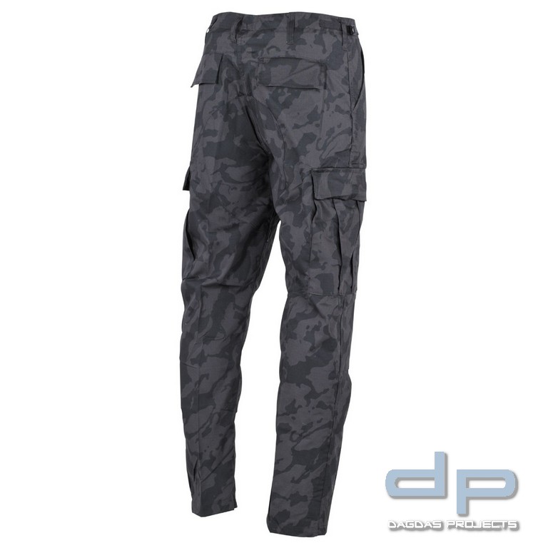 US Kampfhose, BDU, Rip Stop, night-camo, Größe: XL
