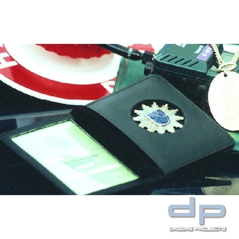 Leder Dienstausweistasche Modell "Deutsche Polizei"