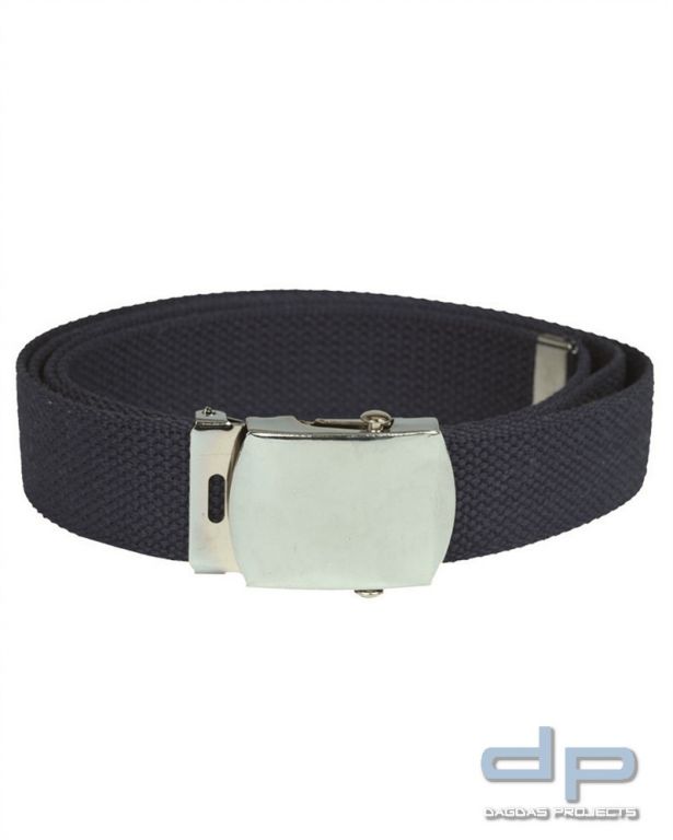 US Hosengürtel Cotton navy VPE 10