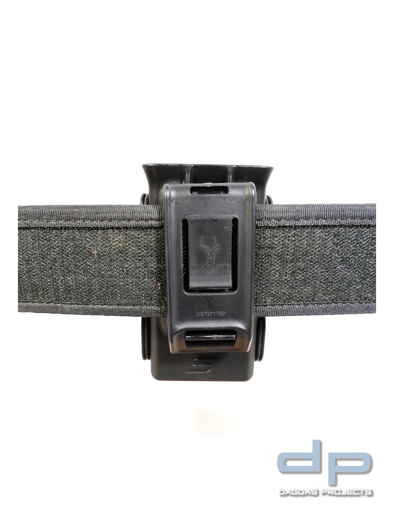 SAFARILAND® abnehmbares & offenes Tourniquet-Gürtelholster mit 744BL Gürtelclip