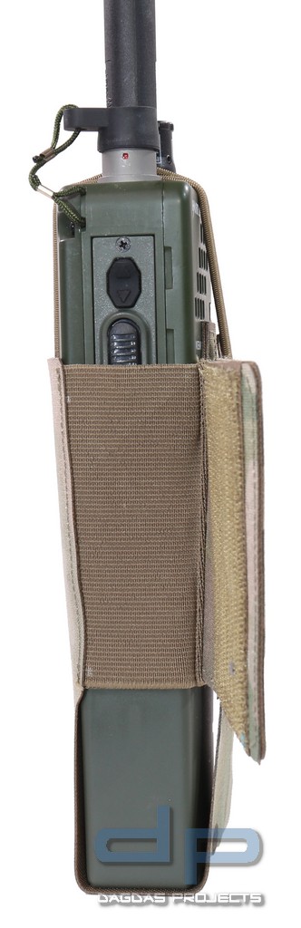 WAS Laser Cut Wing Velcro MBTIR Radio Pouch (Links)