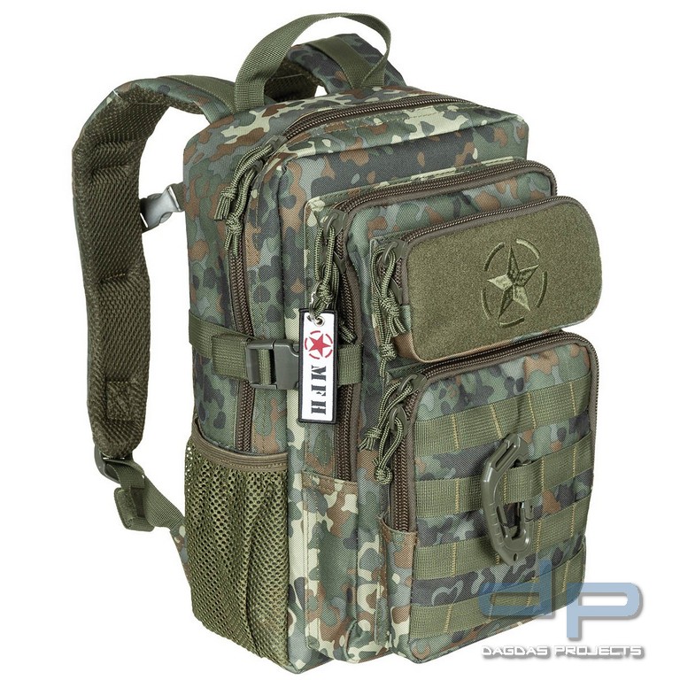 US Rucksack, Assault, "Youngster", flecktarn