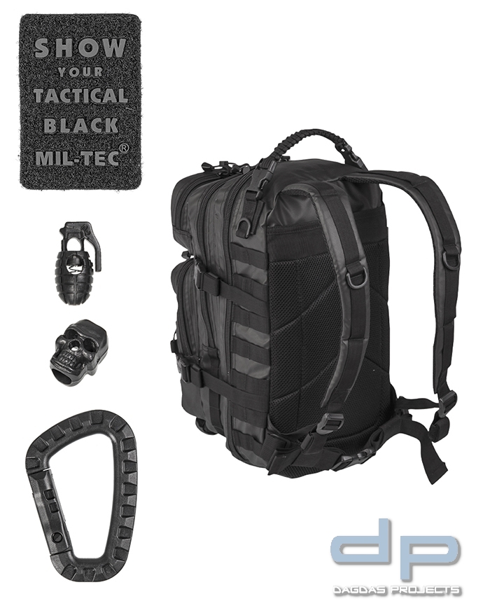 US Assault Pack Small Tactical Black