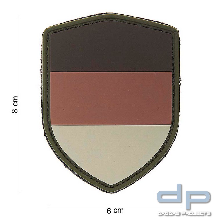 Emblem 3D PVC Schild Deutsch desert