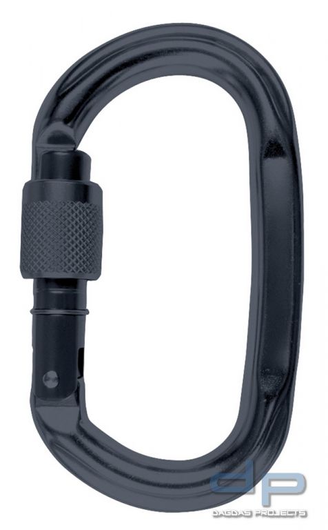 Black Line Karabiner Screw Oval Lock