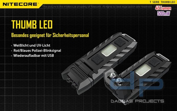 NITECORE THUMB (HOCHLEISTUNGS-LAMPE LED)
