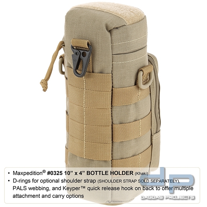 Maxpedition Bottle Holder 10 x 4 in verschiedenen Farben