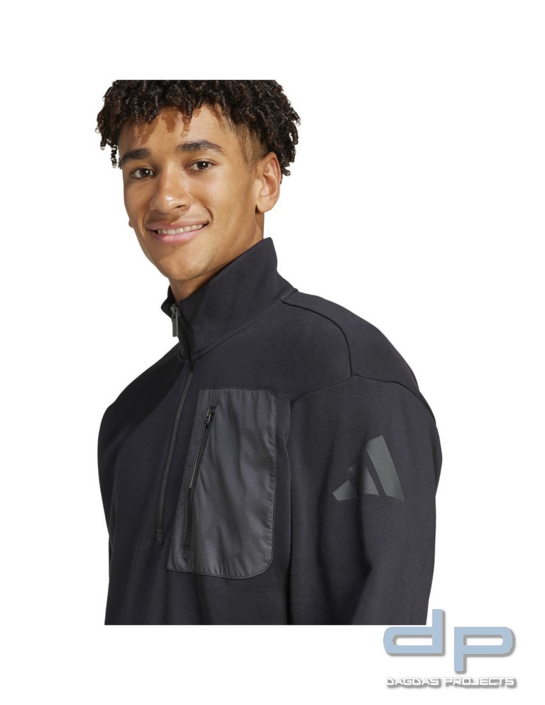 adidas Sweatshirt - City Escape - 1/2 Zipper