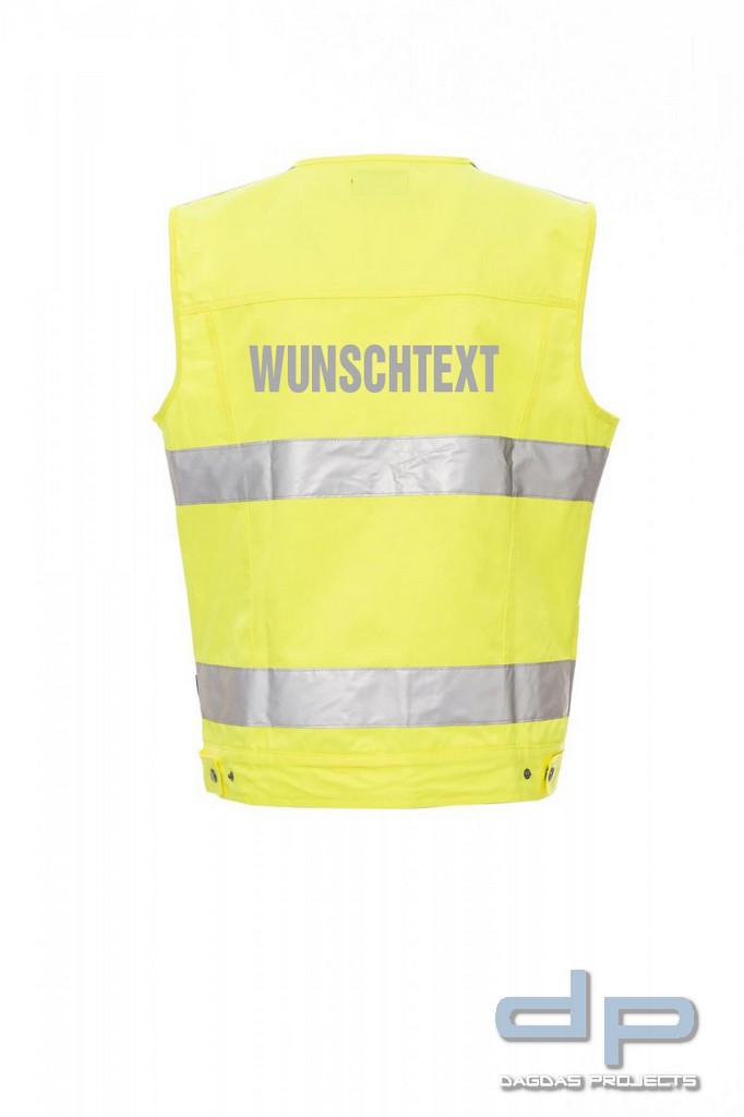 Payper Warnschutzweste "MASTER" in verschiedenen Farben mit Wunschaufdruck in reflex silber