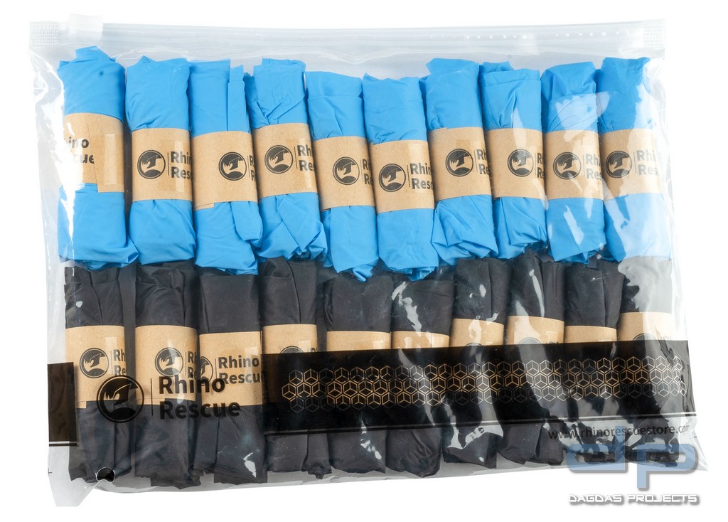 RHINO RESCUE EINMALHANDSCHUH 20 PAAR - PUDER UND LATEXFREI