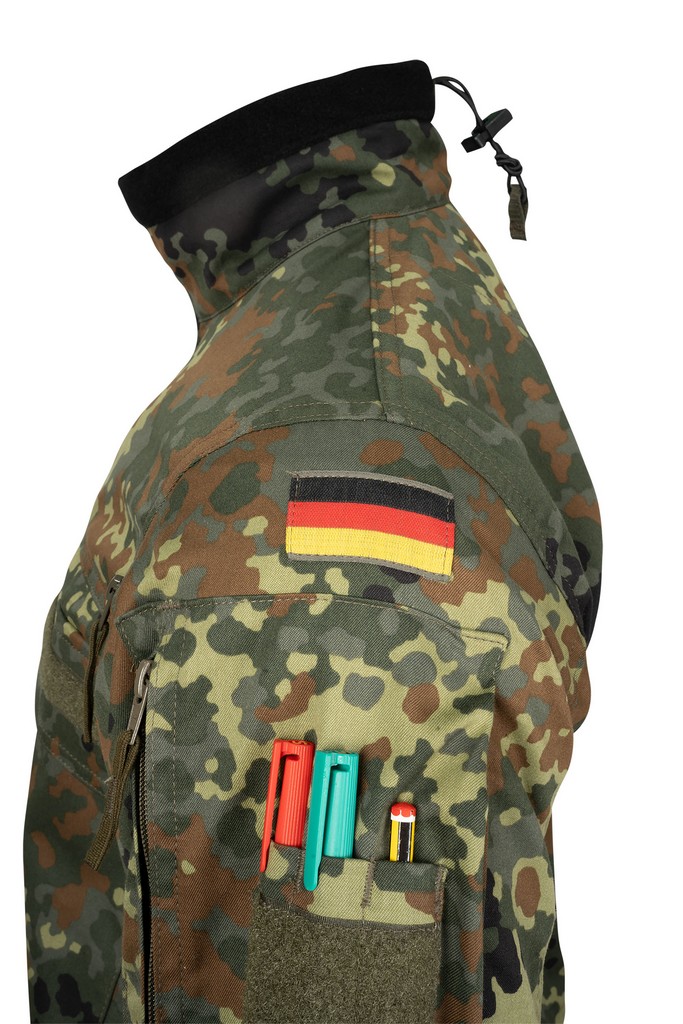 BW LEO KÖHLER EINSATZKAMPFJACKE KBS KURZ FLECKTARN