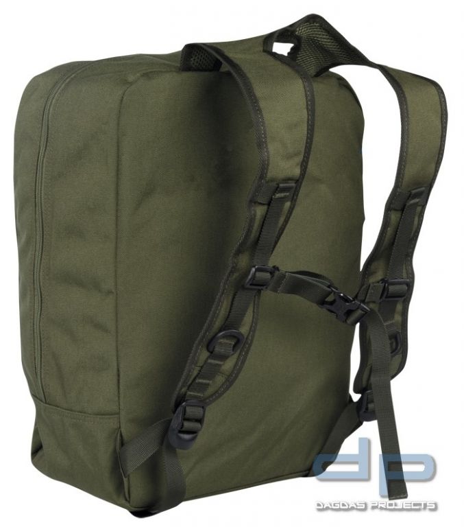 Berghaus Academy Ops 20 Document Bag in Schwarz und Oliv