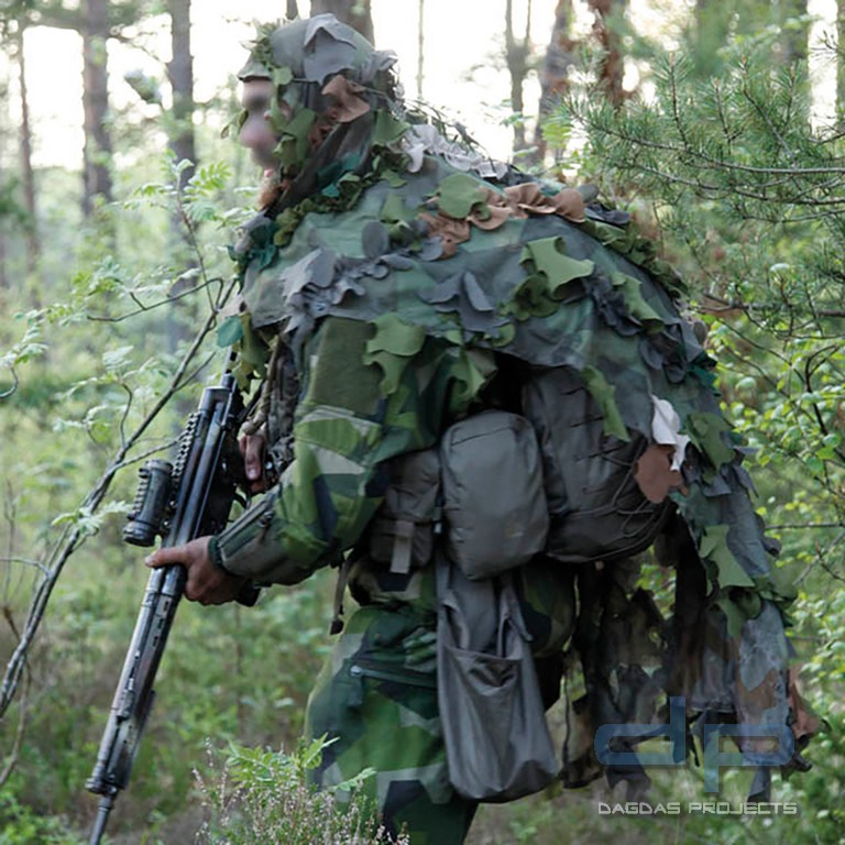 SnigelDesign 3D Ghillie Tarnnetz Umhang