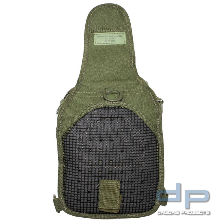 Schulter-Umhängetasche, Molle, oliv