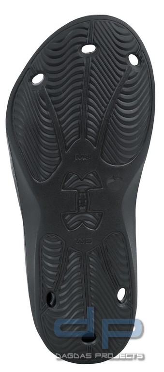 Under Armour Men's Locker II SL Badesandale Schwarz Größe US 8/ 41