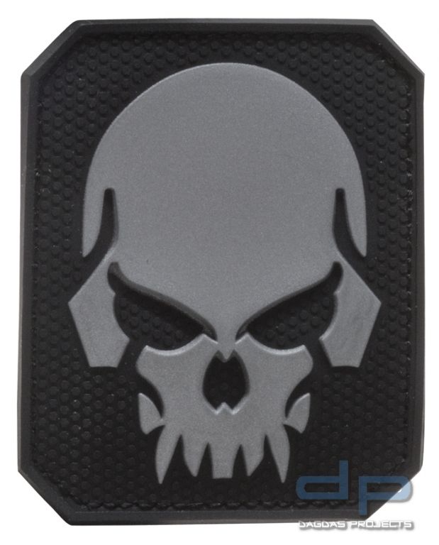 3D Rubber Patch Skull in verschiedenen Farben