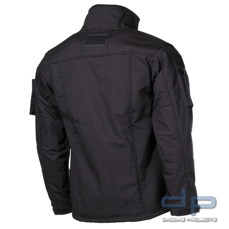 Fleece-Jacke, "Combat", Schwarz