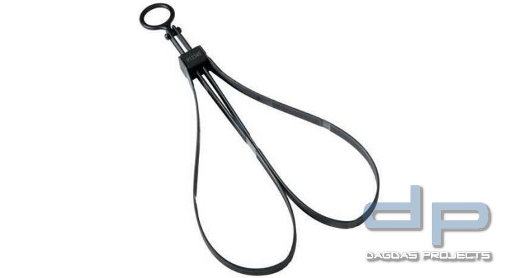 ASP Einweghandfessel Kunststoff Schwarz 6er Pack