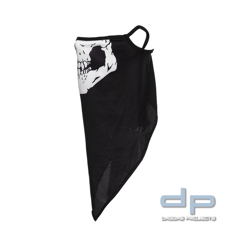 Schutzmaske mit Ohrbügel skull style 9