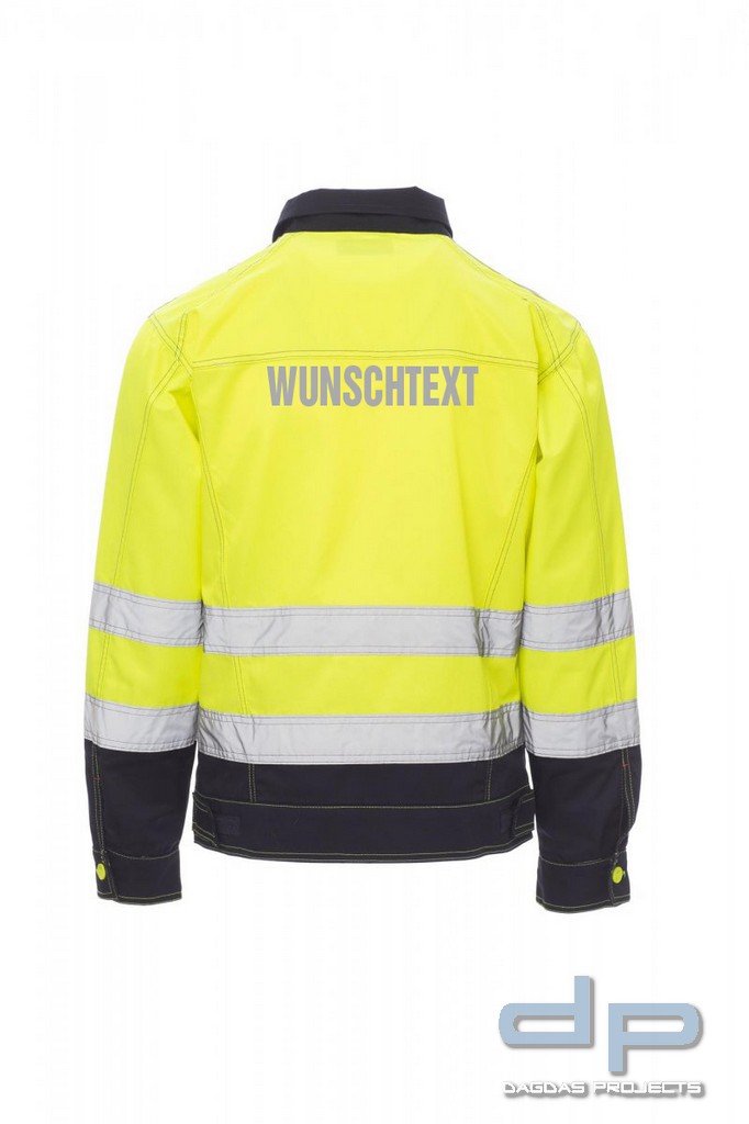 Payper Behörden Warnschutzjacke "SAFE HI-VI WINTER" in verschiedenen Farben mit Aufdruck nach Wunsch