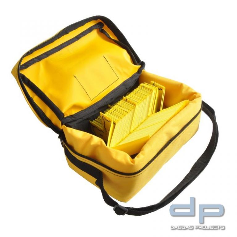 EVI-PAQ® nummerierte Marker mit Maßstab und Ausschnitt, 60er Set, inkl. Tasche Farbe: Gelb