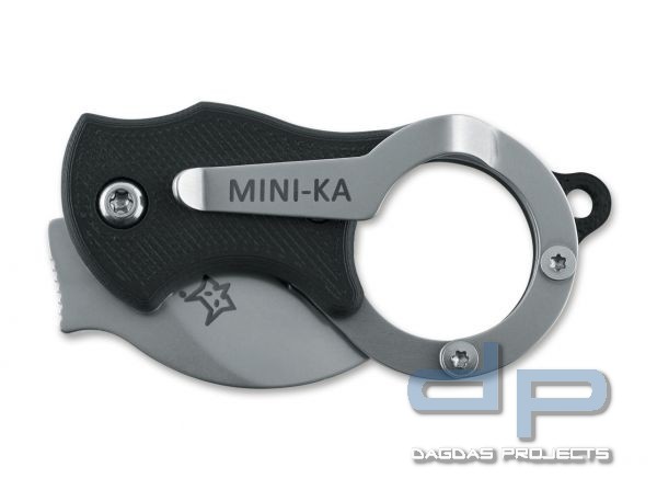 Fox Knives Mini-Ka Black Sandblasted