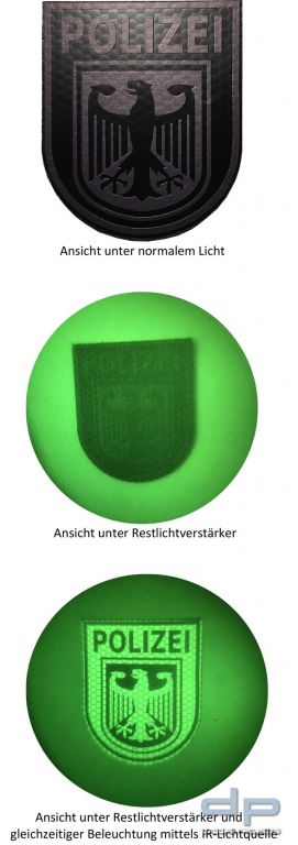 Ärmelabzeichen Polizei Thüringen Reflektierend