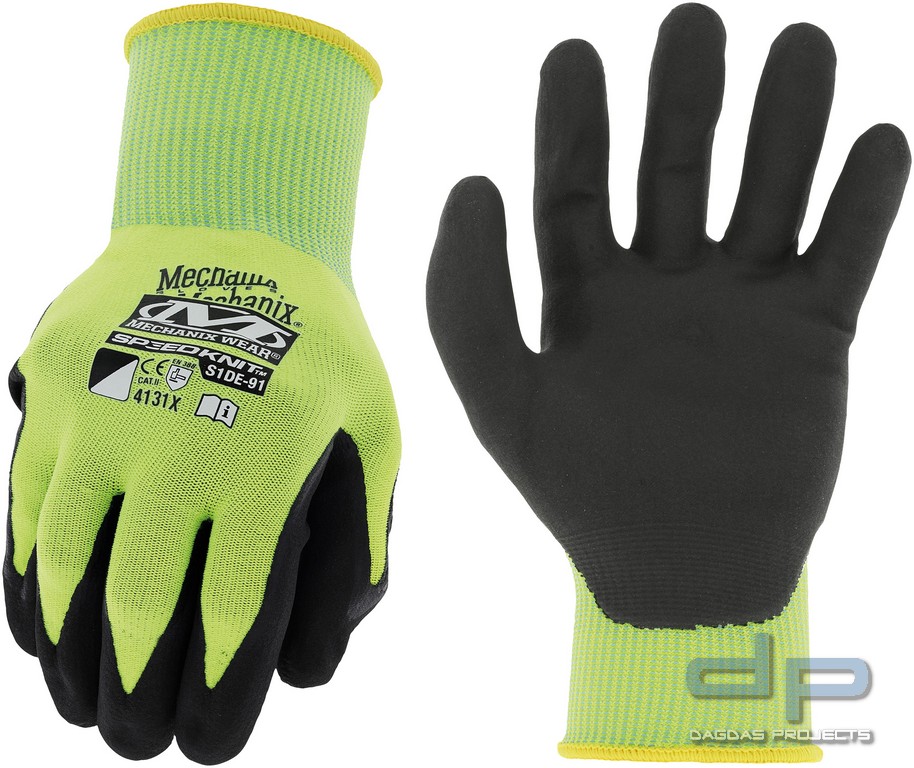 MECHANIX SPEEDKNIT HI-VIZ UTILITY S1DE-91 ARBEITSHANDSCHUHE