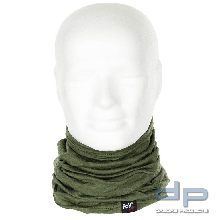 Rundschal, "Merino Lite", oliv