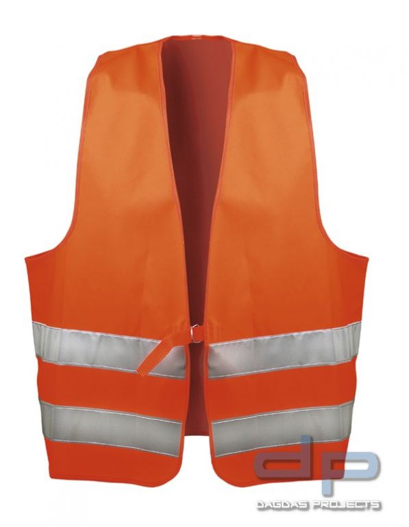 Textil Warnweste in Orange