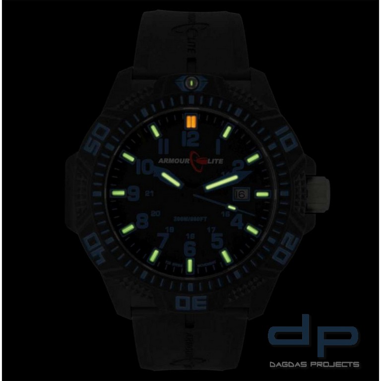 ArmourLite Tritium-Armbanduhr Caliber AL611, ø 47mm