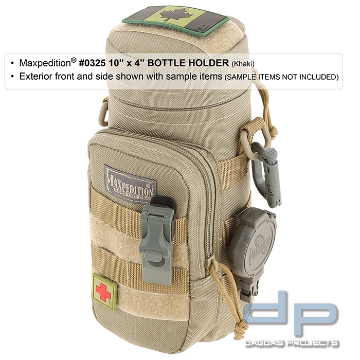 Maxpedition Bottle Holder 10 x 4 in verschiedenen Farben