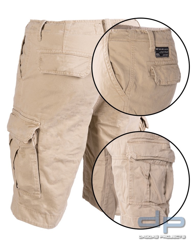 US VINTAGE SHORTS PREWASH KHAKI