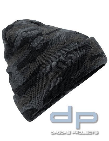 Camo Cuffed Beanie in verschiedenen Farben