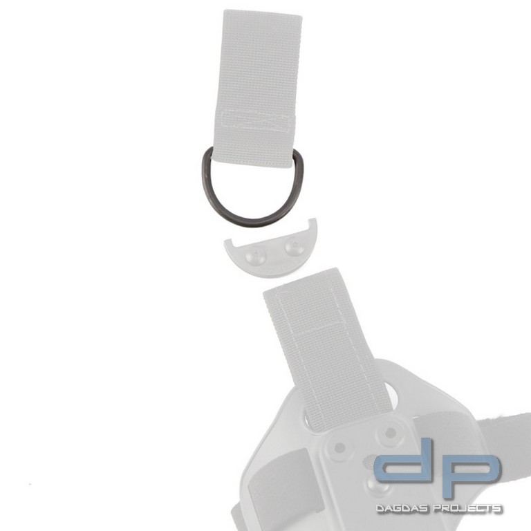 SAFARILAND® Ersatz D-Ring für sämtliche Oberschenkelholster mit D-Ring.