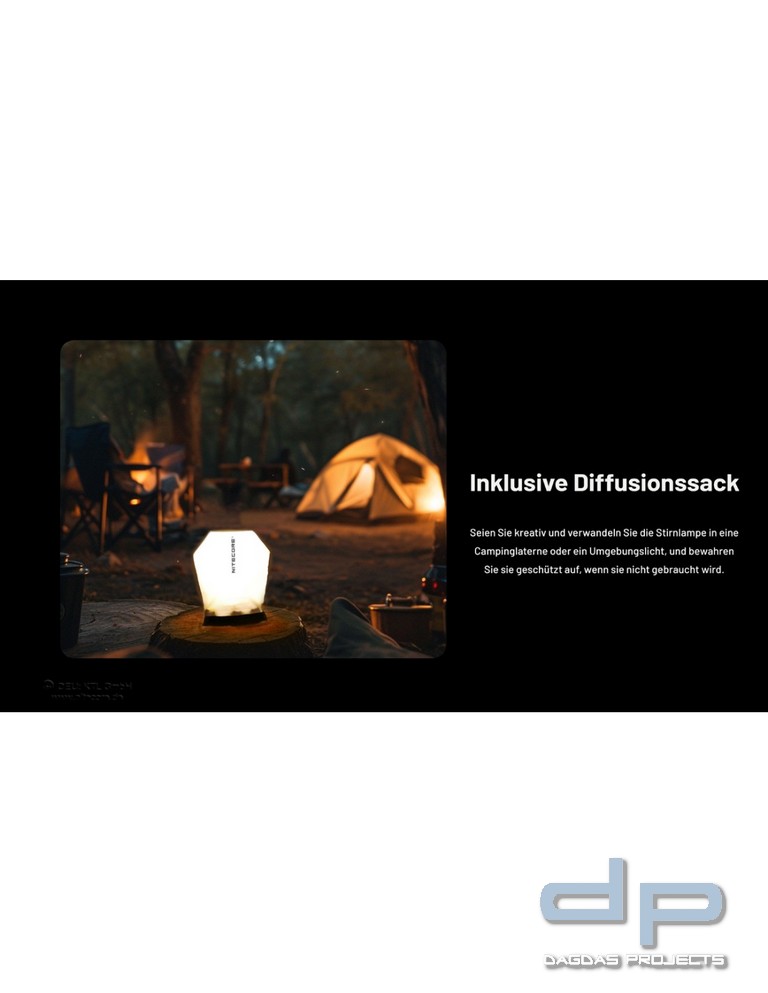 NiteCore® NU27 Stirnlampe - 600 Lumen
